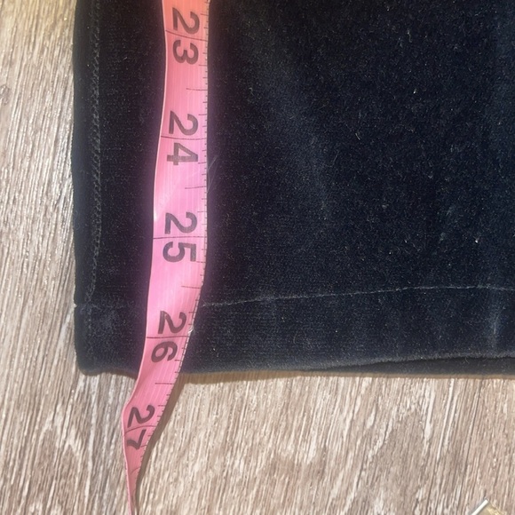 St. John Evening High Rise Black Velvet Pants straight Leg trouser 12 - Picture 5 of 9